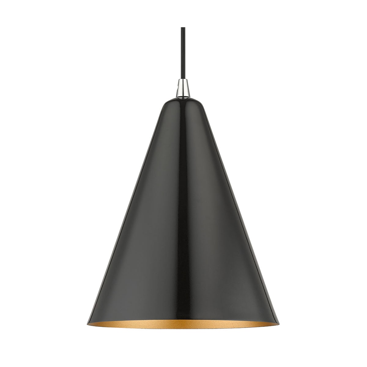 値頃 41492-68 Lighting Livex Shiny Dulce Chrome Polished / Black その他