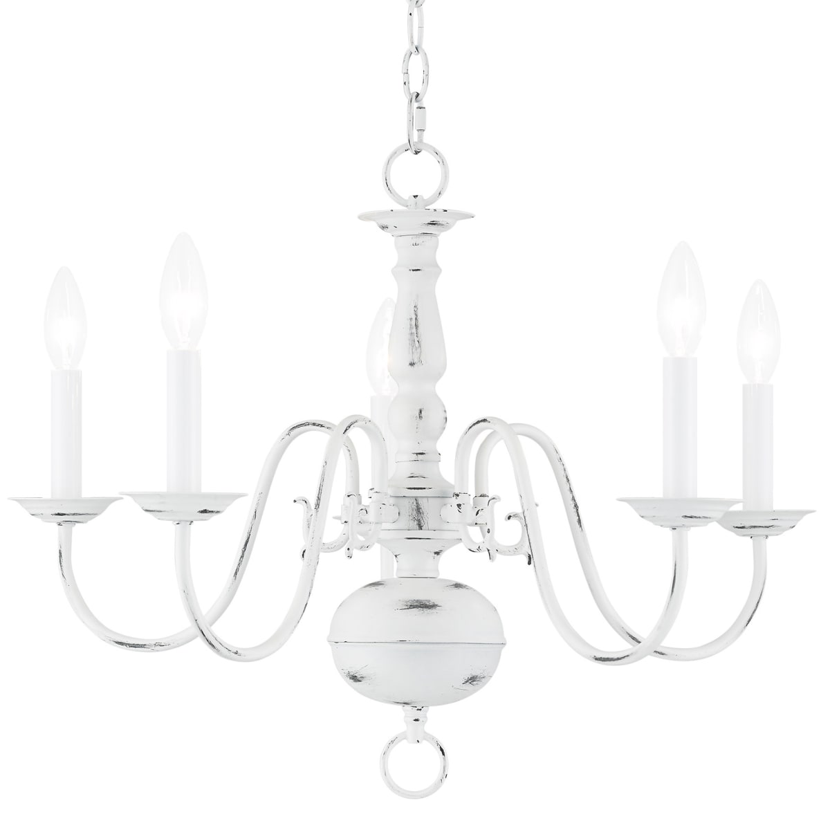 Livex Lighting Williamsburg 12-Light Polished Brass Traditional Dry rated  Chandelier in the Chandeliers department at