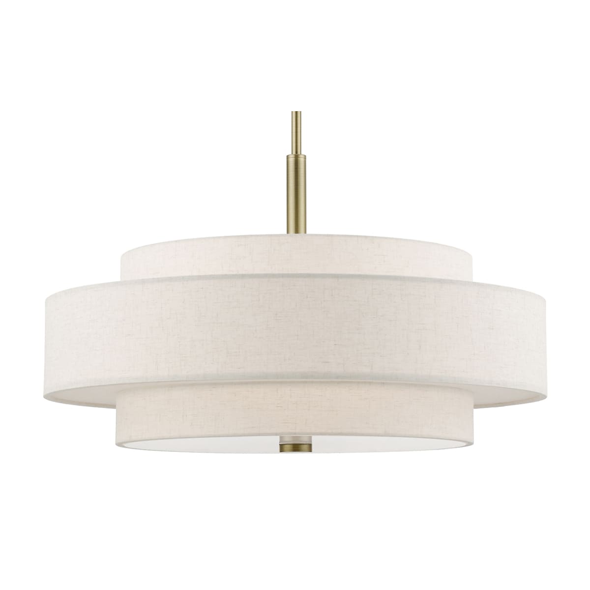 アンティークライト Livex Lighting 52138-01 Antique Brass Meridian 5 Light 24