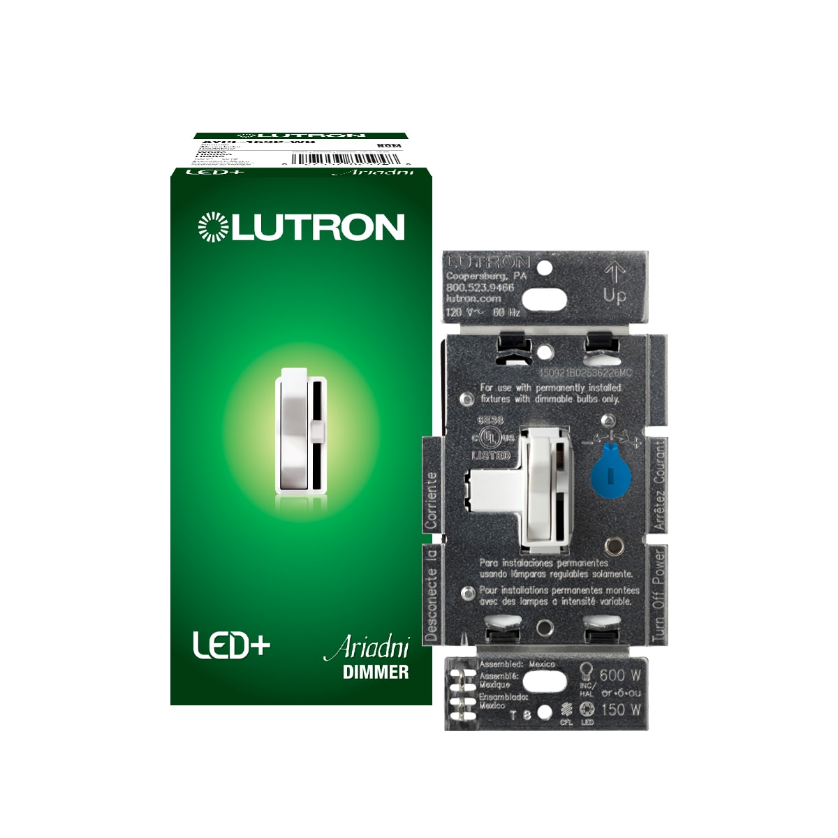 【2024福袋】 Lutron 3ウェイ磁気低電圧ディマースイッチ 良 450-watt Ariadni タイムセール