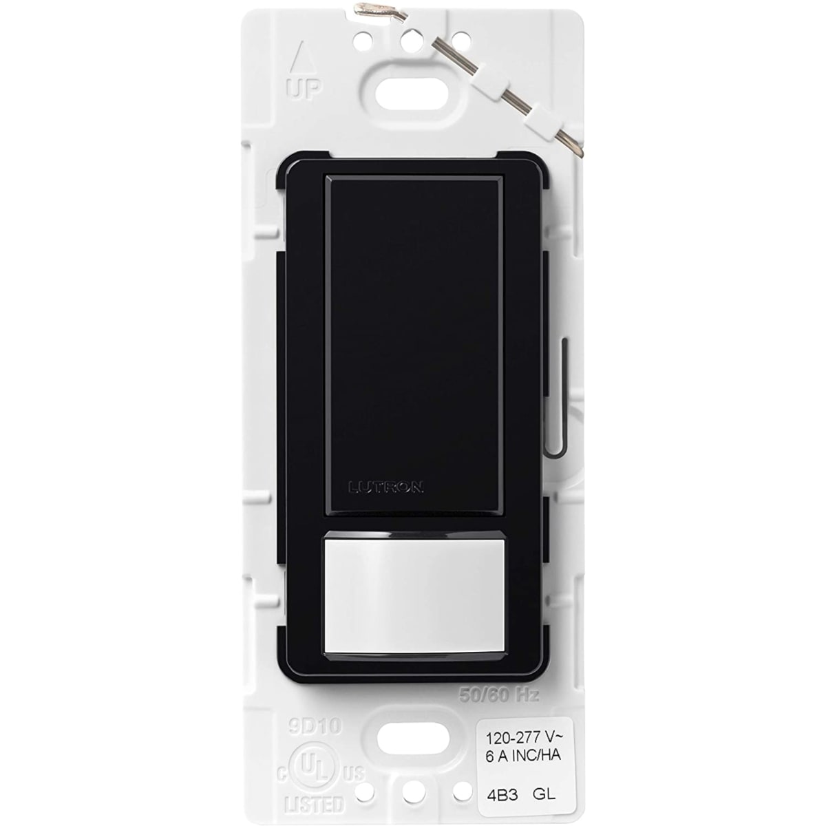 Lutron MS OPS6M2 DV BL Black Maestro 6 Amp 120 Volt Single Pole Multi Location Motion Sensing Switch LightingDirect