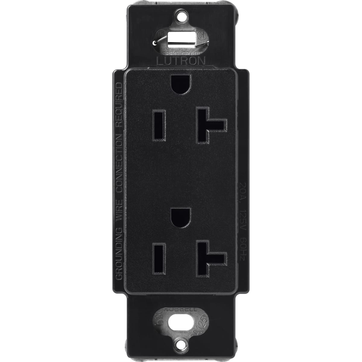 Lutron SCR-20-BI 癒せる サテンカラー 20アンペア レセプタクル