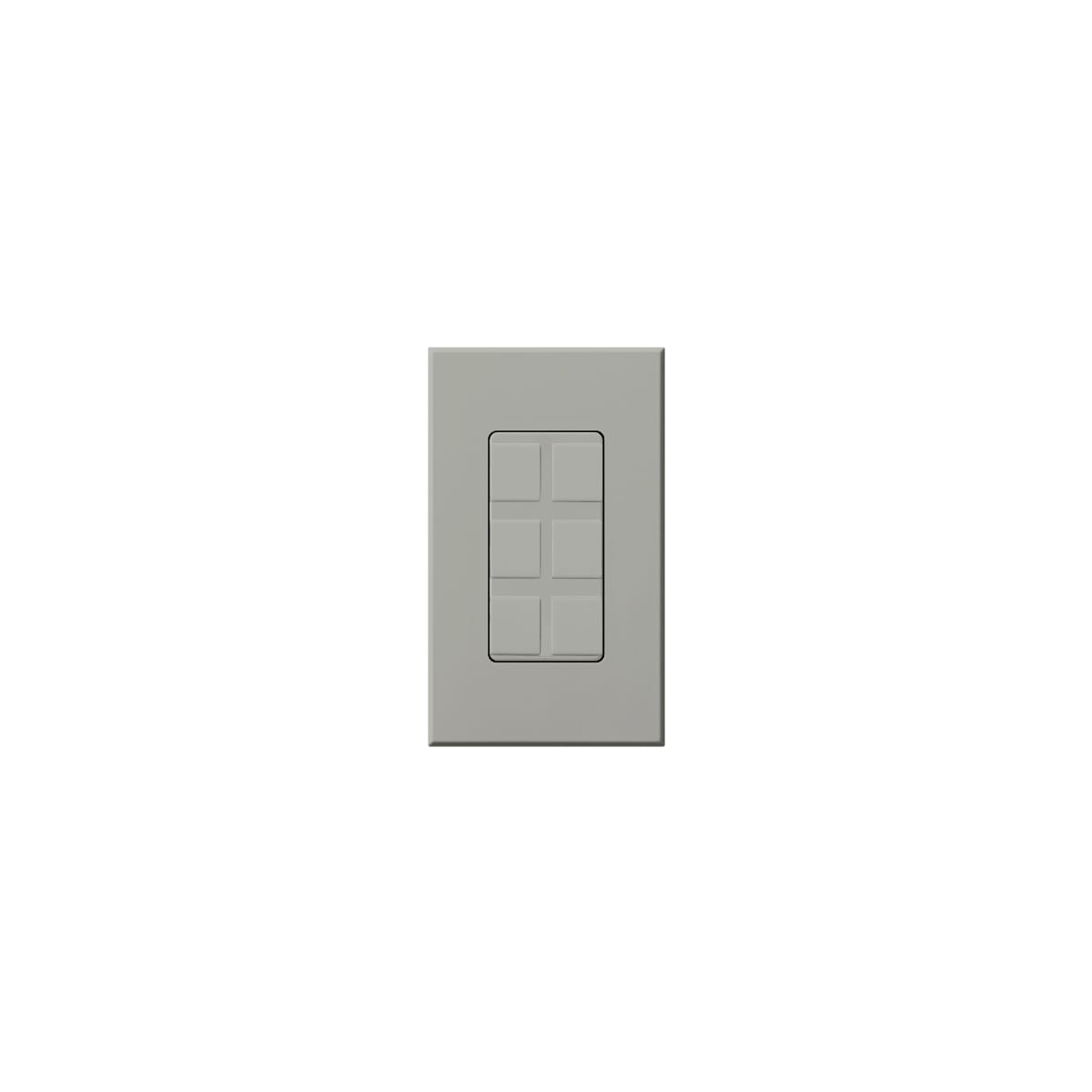 Lutron NT-6PF-GR Gray Nova T 6 Port Blank Insert for Architectural ...