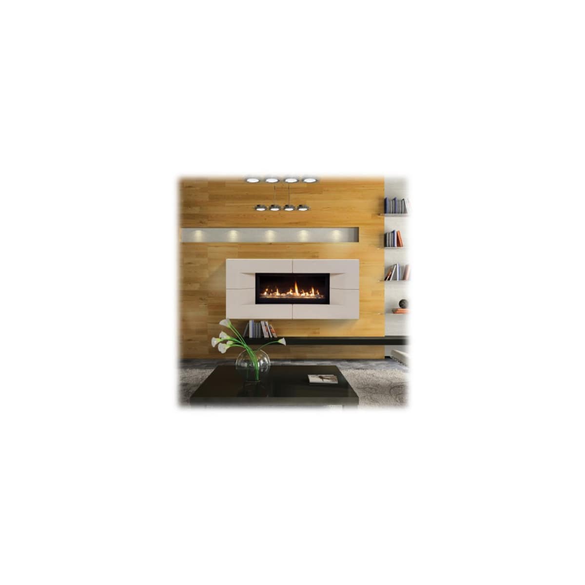 Majestic Wdvp500ptsc Black 42 Wide View Top Direct Vent Liquid