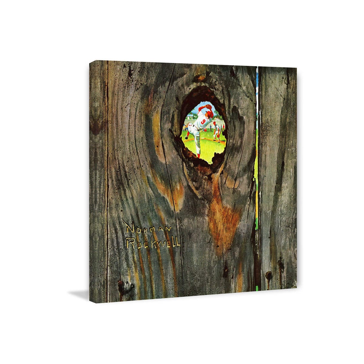 Marmont Hill Wall Decor Home Decor Knothole Baseball