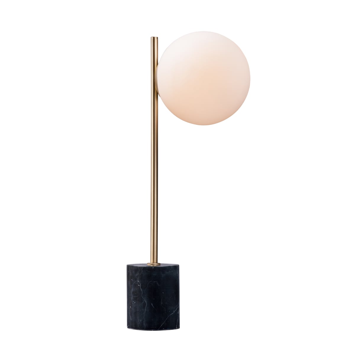Table Lamp With Black Marble Base, Black Marble Base Table Lamps