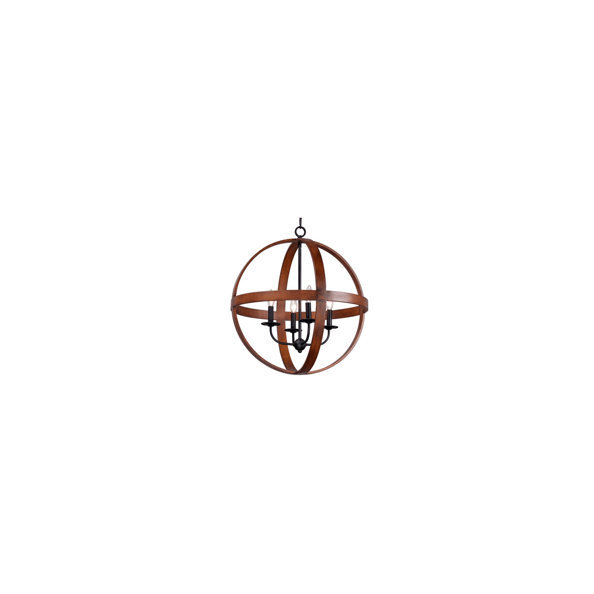Maxim 27574BWBK Barn Wood / Black Compass 4 Light 23