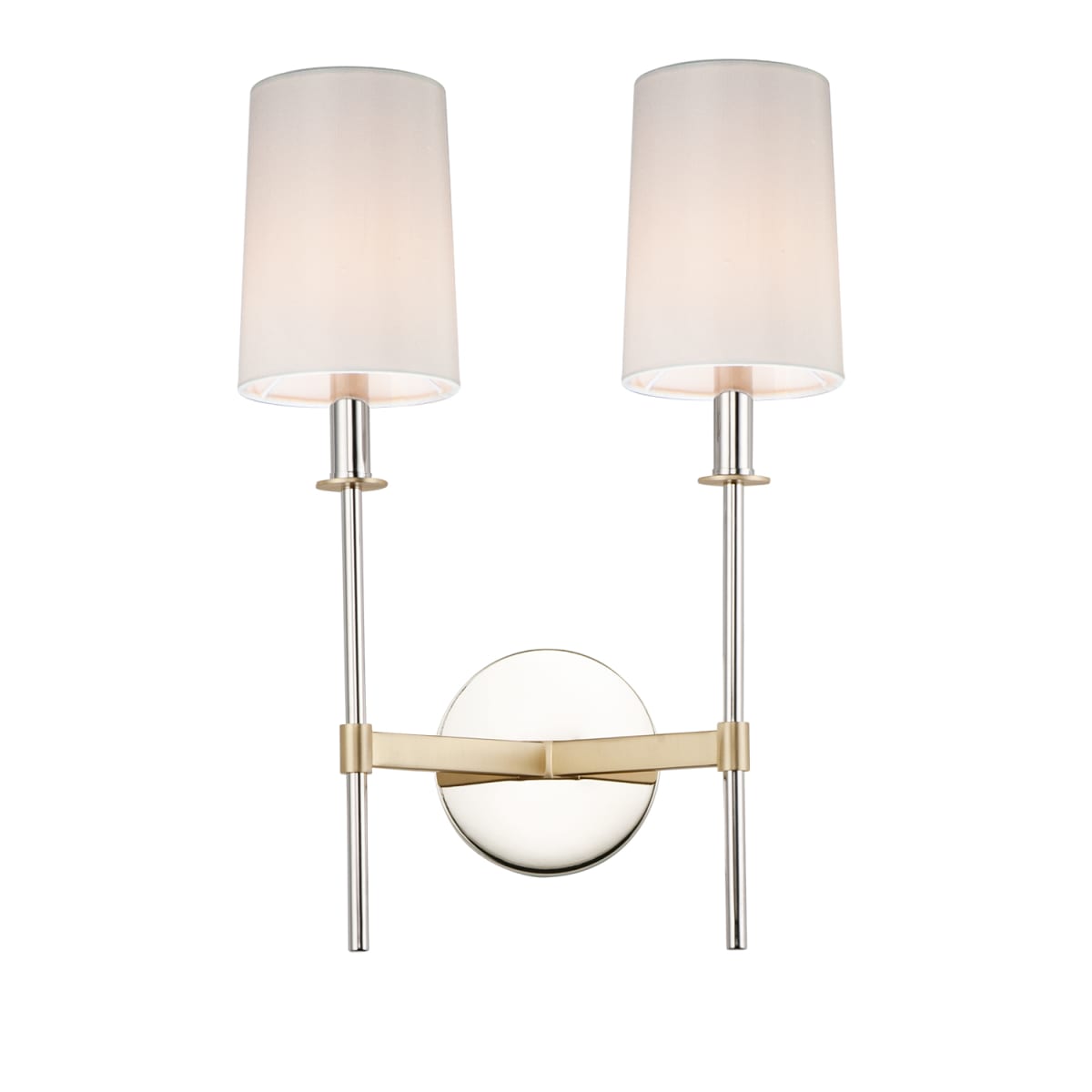 Maxim 32392OFSBRPN Satin Brass / Polished Nickel Uptown 2