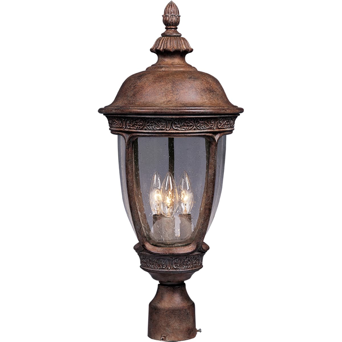 Maxim 3461CDSE Sienna Knob Hill DC 3 Light Outdoor Post