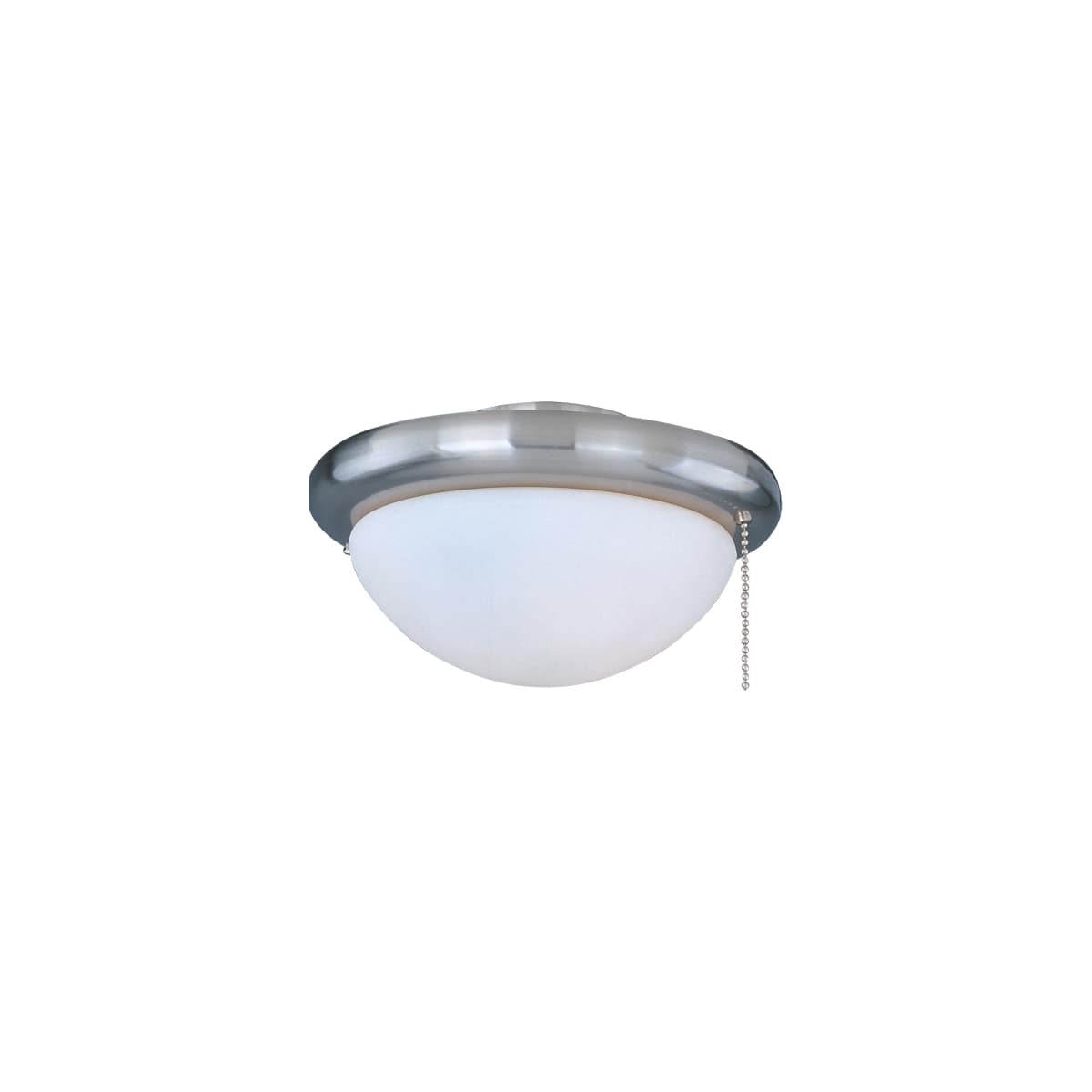 Maxim Fkt206sn Satin Nickel 1 Light Ceiling Fan Light Kit With