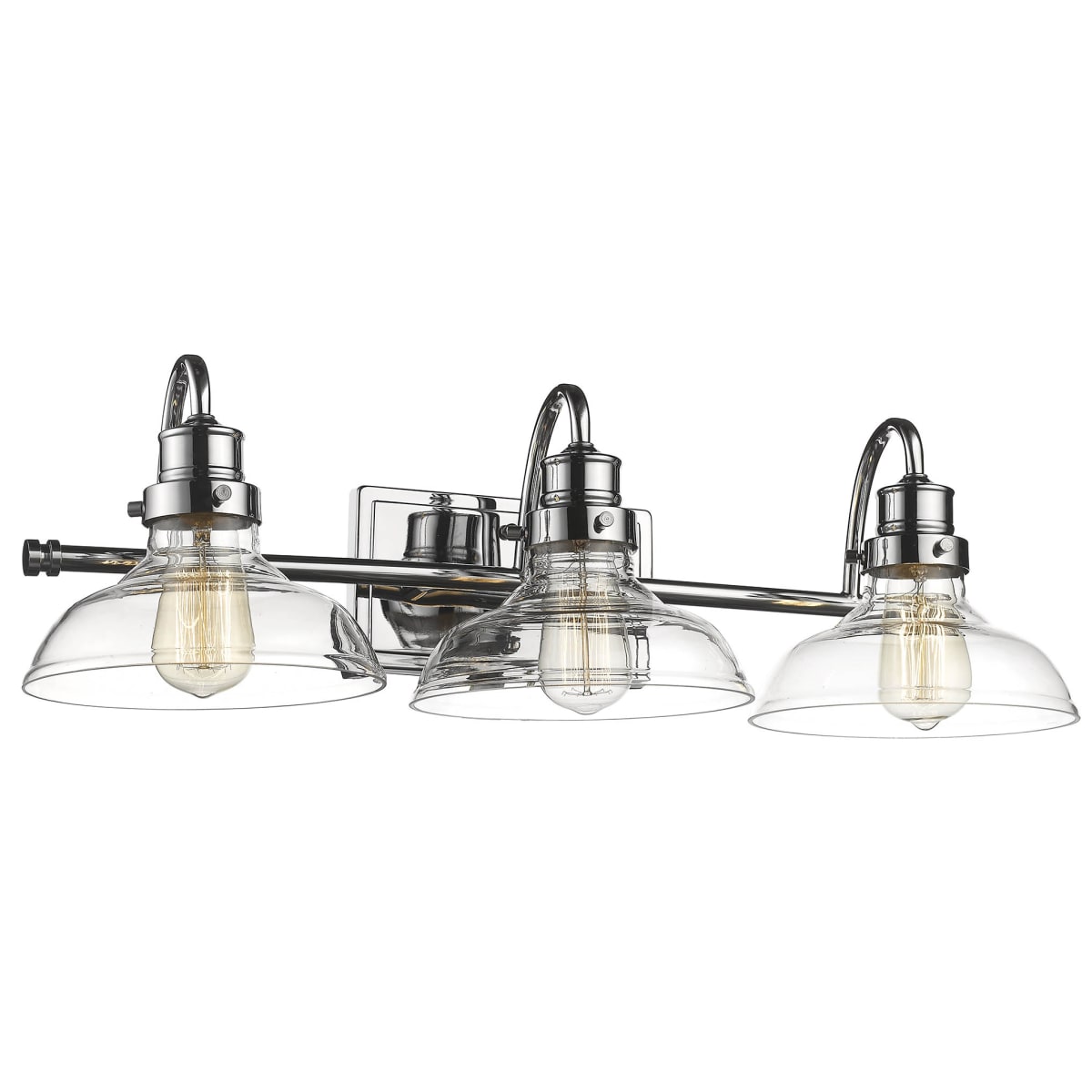 Chrome 3 light vanity light on sale