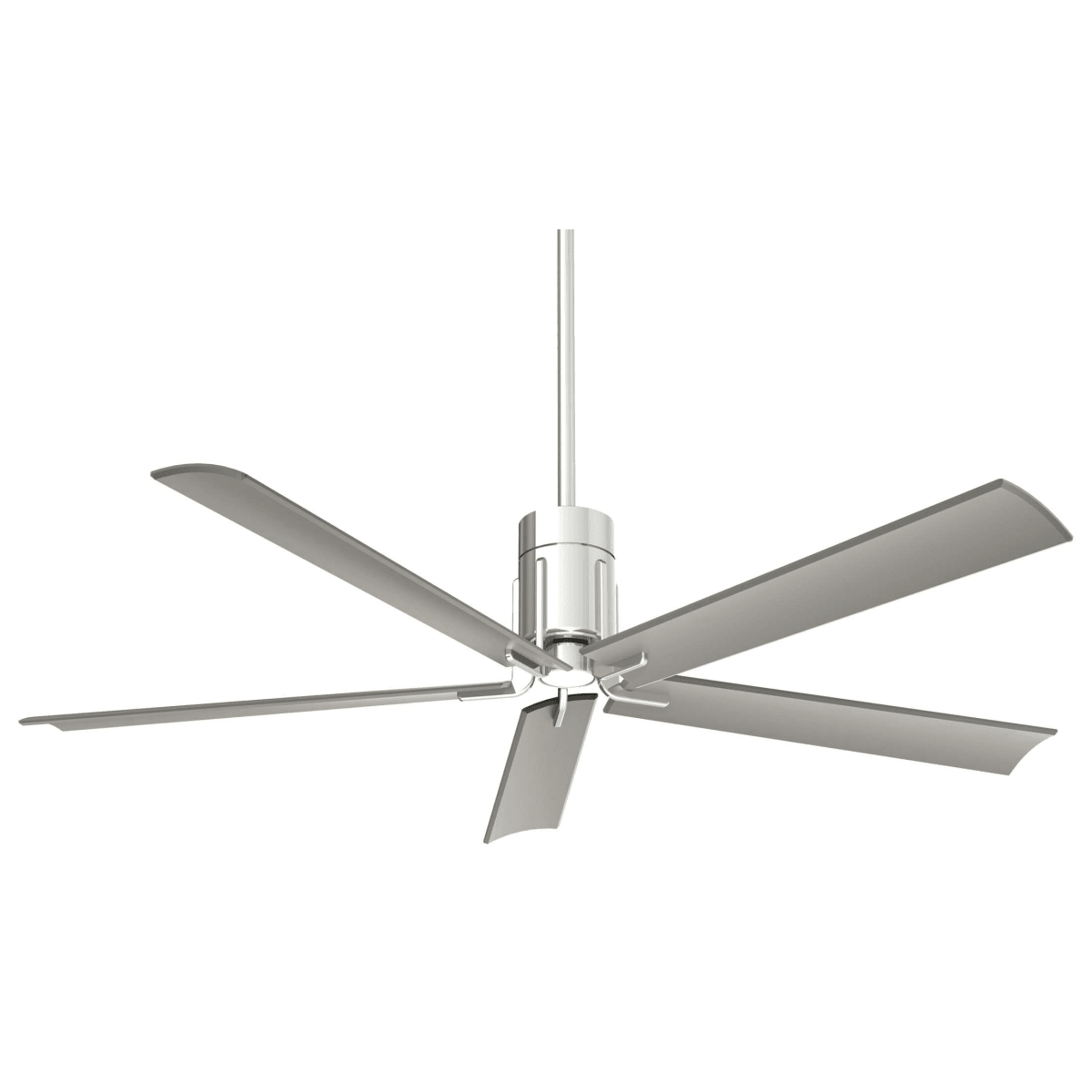 Minkaaire F684l Pn Polished Nickel Clean 60 5 Blade Led Indoor