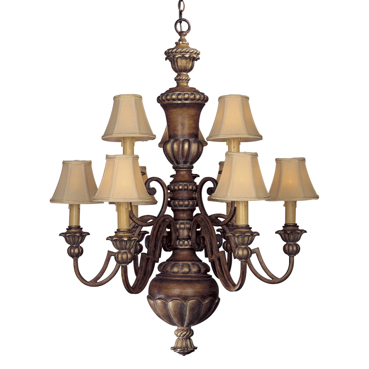 Minka Lavery 947 126 Belcaro Walnut 9 Light Up Lighting Minka Lavery 947 126 Belcaro Walnut 9 Light Up Lighting