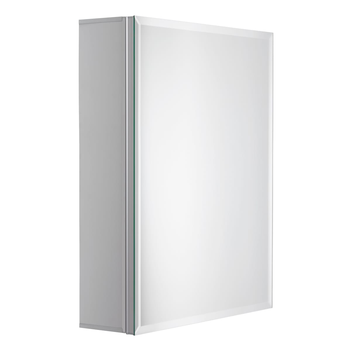 Miseno MNO2016MCBN Brushed Nickel 16 x 20 Frameless 1 Door Medicine Cabinet Faucet