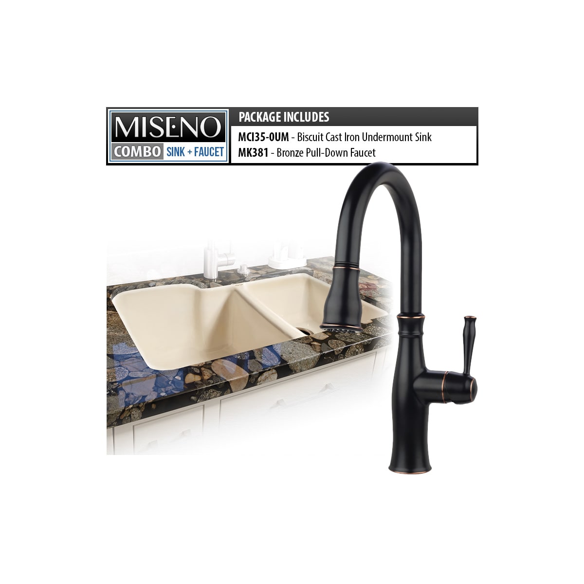Miseno Mci35 0um 22 Mno381 Orb Biscuit Oil Rubbed Bronze