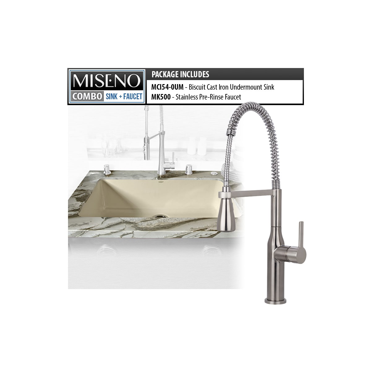 Miseno Mci54 0um 22 Mno500ass Biscuit Stainless Steel Kitchen