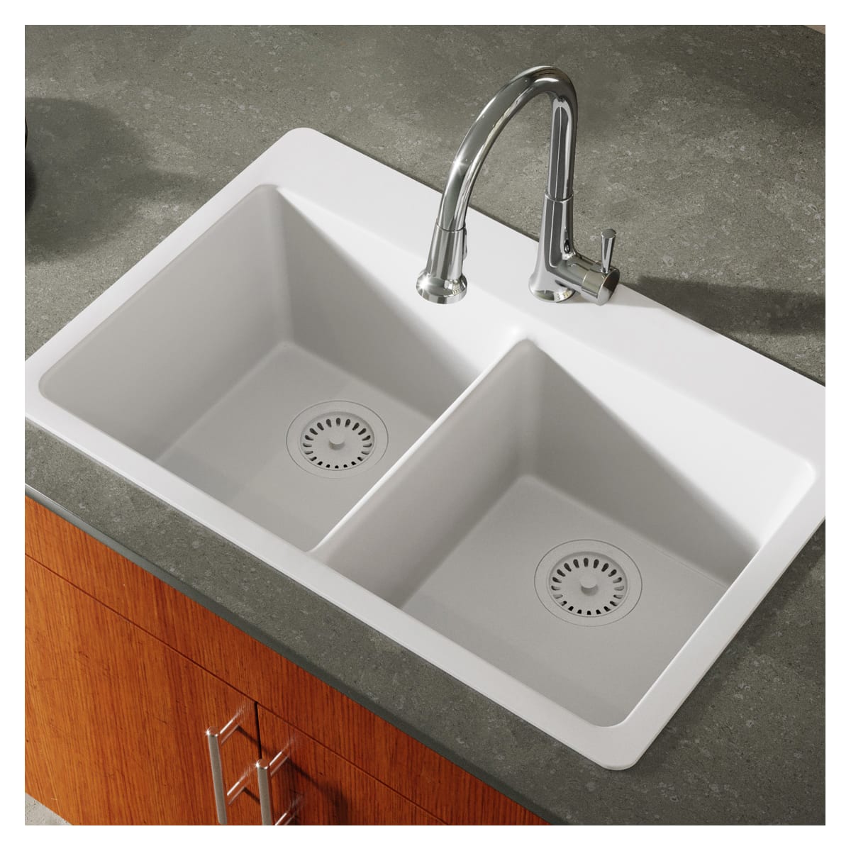 Miseno Mg3322t55 Iv Ivory Carolina 33 Double Basin Drop In Stone