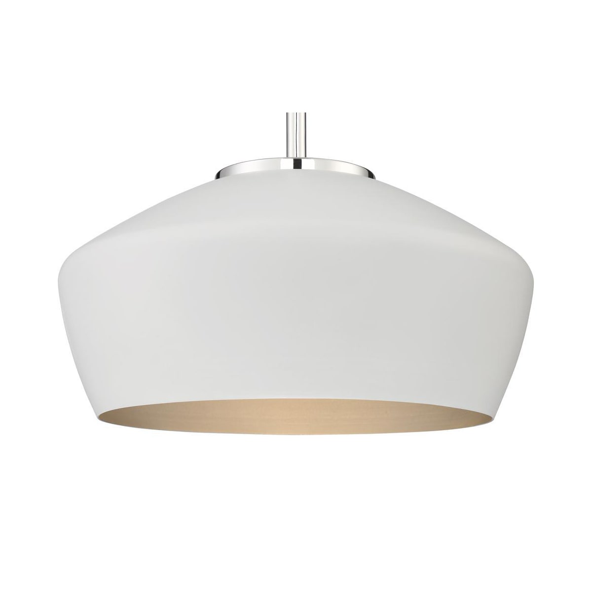 Miseno ML98586-WPN White / Polished Nickel Single Light 14