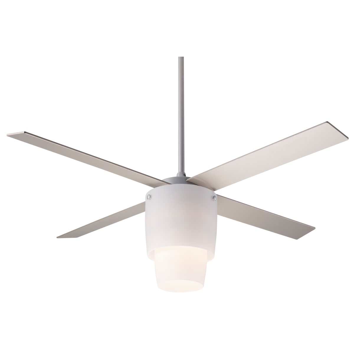 Modern Fan Co Hal No Textured Nickel Opal Halo 52 4 Blade