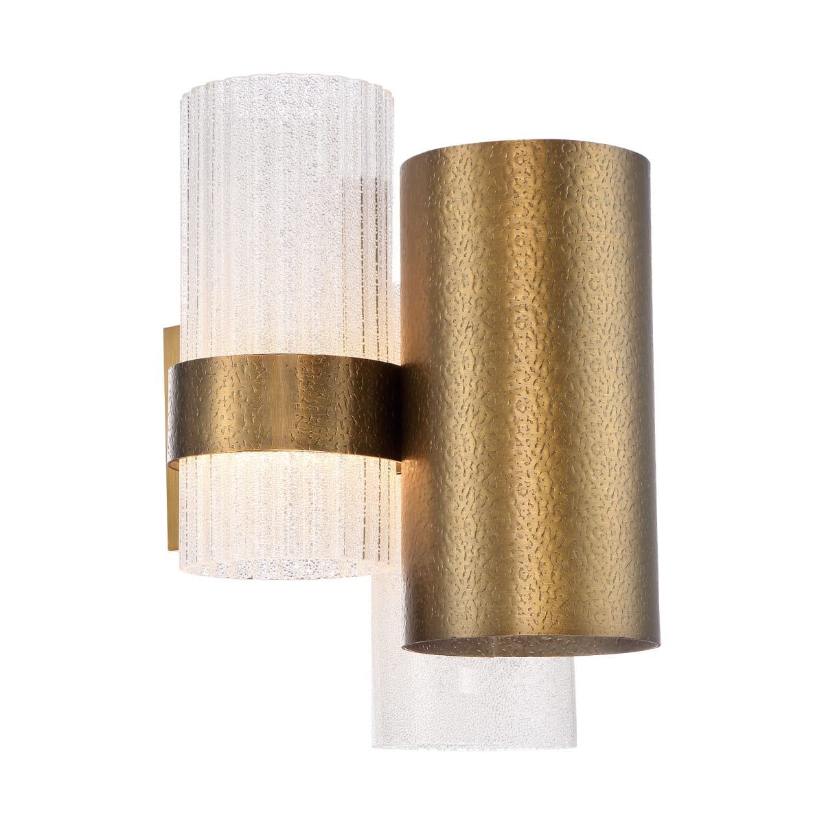Modern Forms Ws 71014 Ab Aged Brass Harmony 14 Tall Led Wall Sconce With Beaded Glass And Metal Shade Lightingshowplace Com