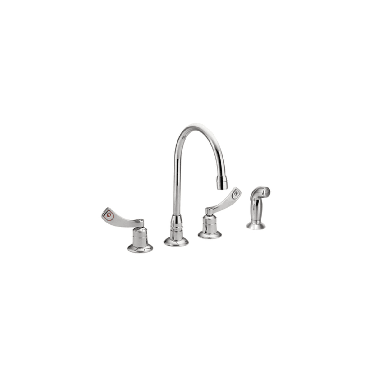Moen 8244 Chrome M Dura Commercial Kitchen Faucet Faucet Com