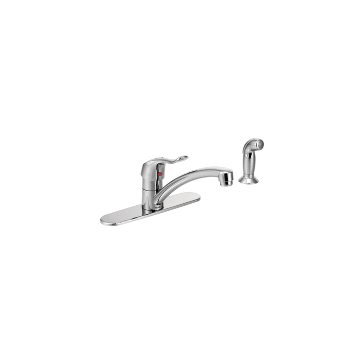 Moen 8707 Chrome M-DURA Commercial Kitchen Faucet - Faucet.com