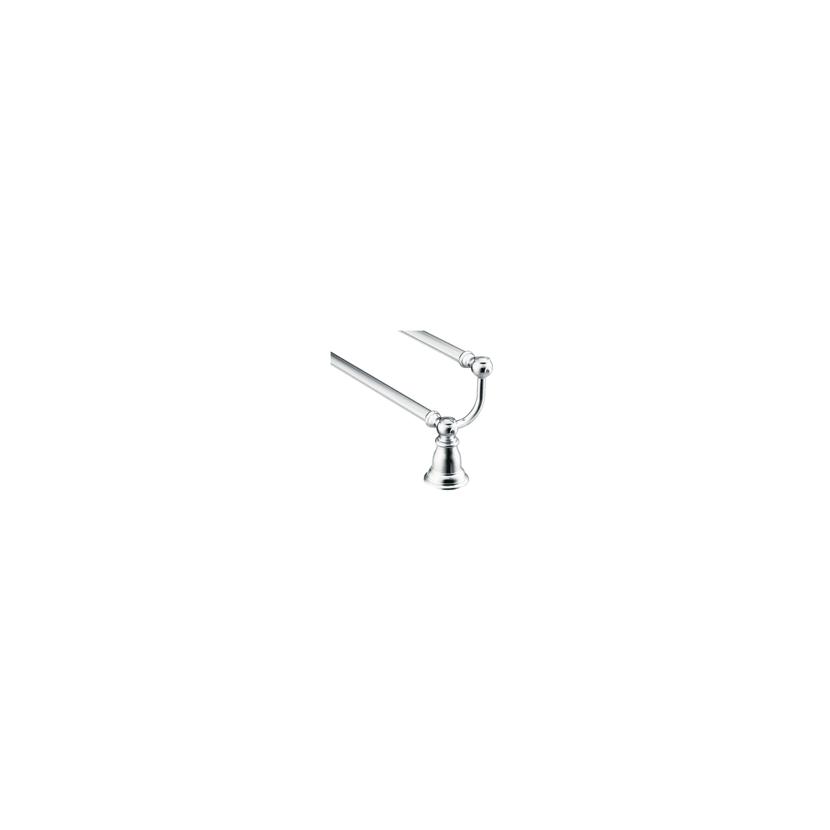Moen Csiyb5422ch Chrome 24 Double Towel Bar From The Kingsley Collection Faucet Com