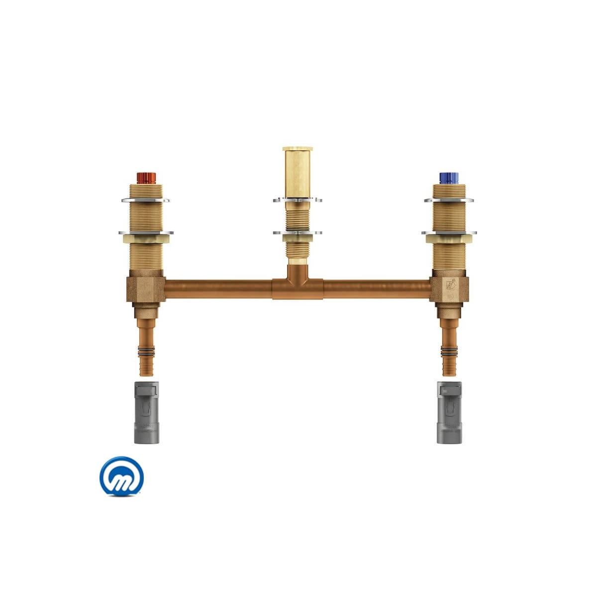 Moen 4797 N A 1 2 Inch Pex Roman Tub Rough In Valve With 10 Inch Centers From The M Pact Collection Faucet Com