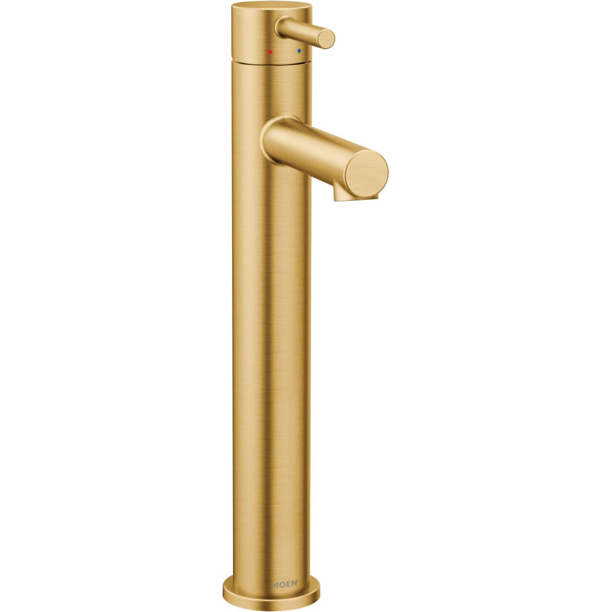 Moen 6192bg Brushed Gold Single Handle Single Hole Bathroom Faucet From The Align Collection Valve Included Faucet Com