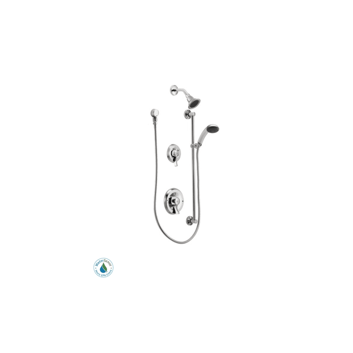 Moen 8342ep15 Chrome Shower System With 1 5 Gpm Single Function