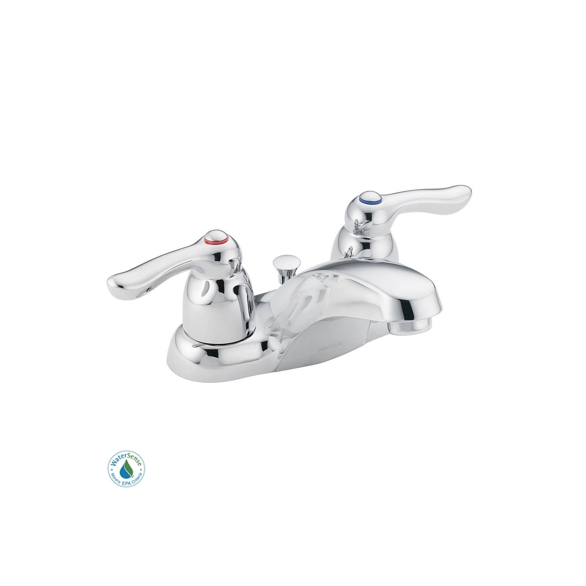 Moen 8917 Chrome Double Handle Centerset Bathroom Faucet From The