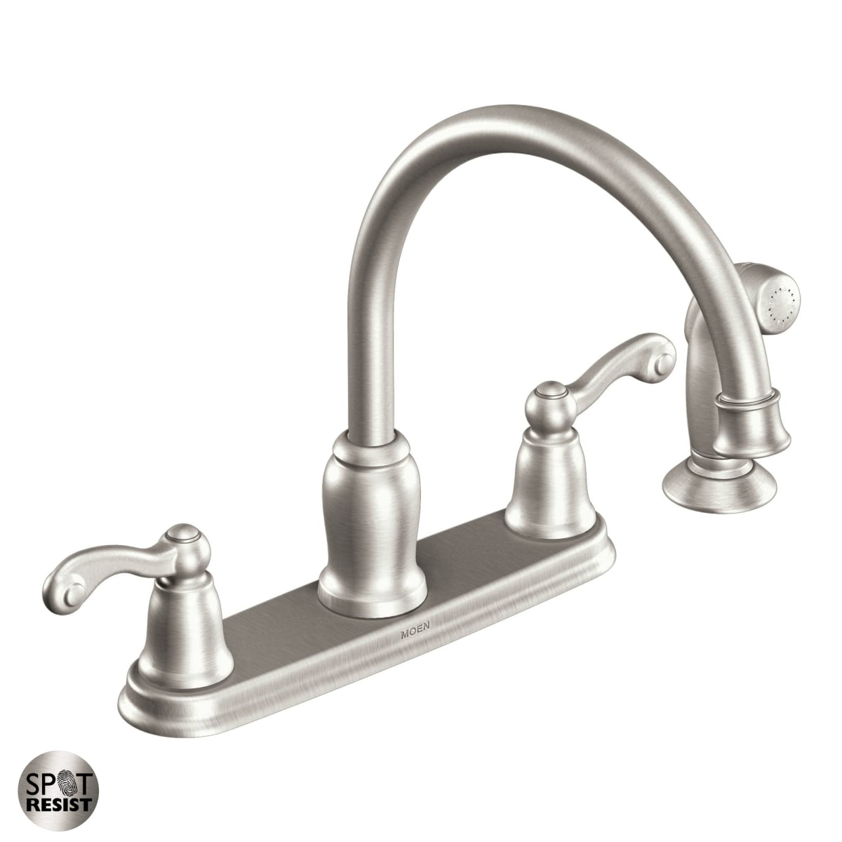 Moen Ca87004srs Spot Resist Stainless Traditional High Arc Kitchen