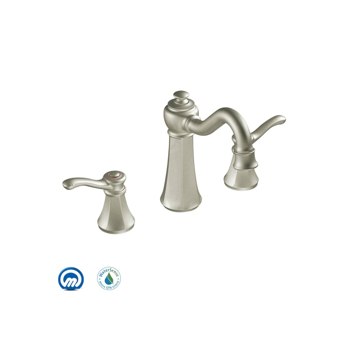 Moen T6305bn Brushed Nickel Double Handle Widespread Bathroom