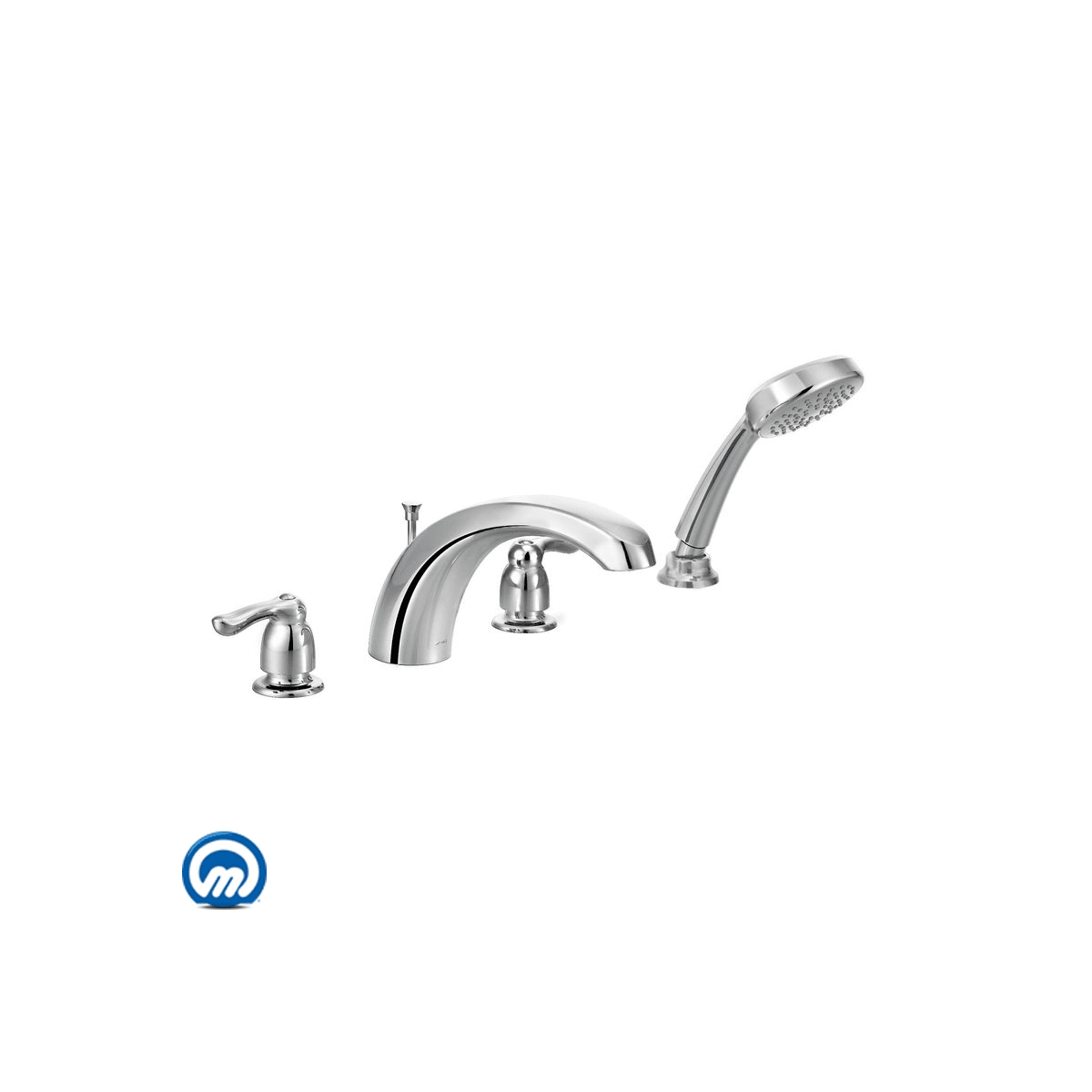 Moen T991 Chrome Deck Mounted Roman Tub Filler Trim With Personal