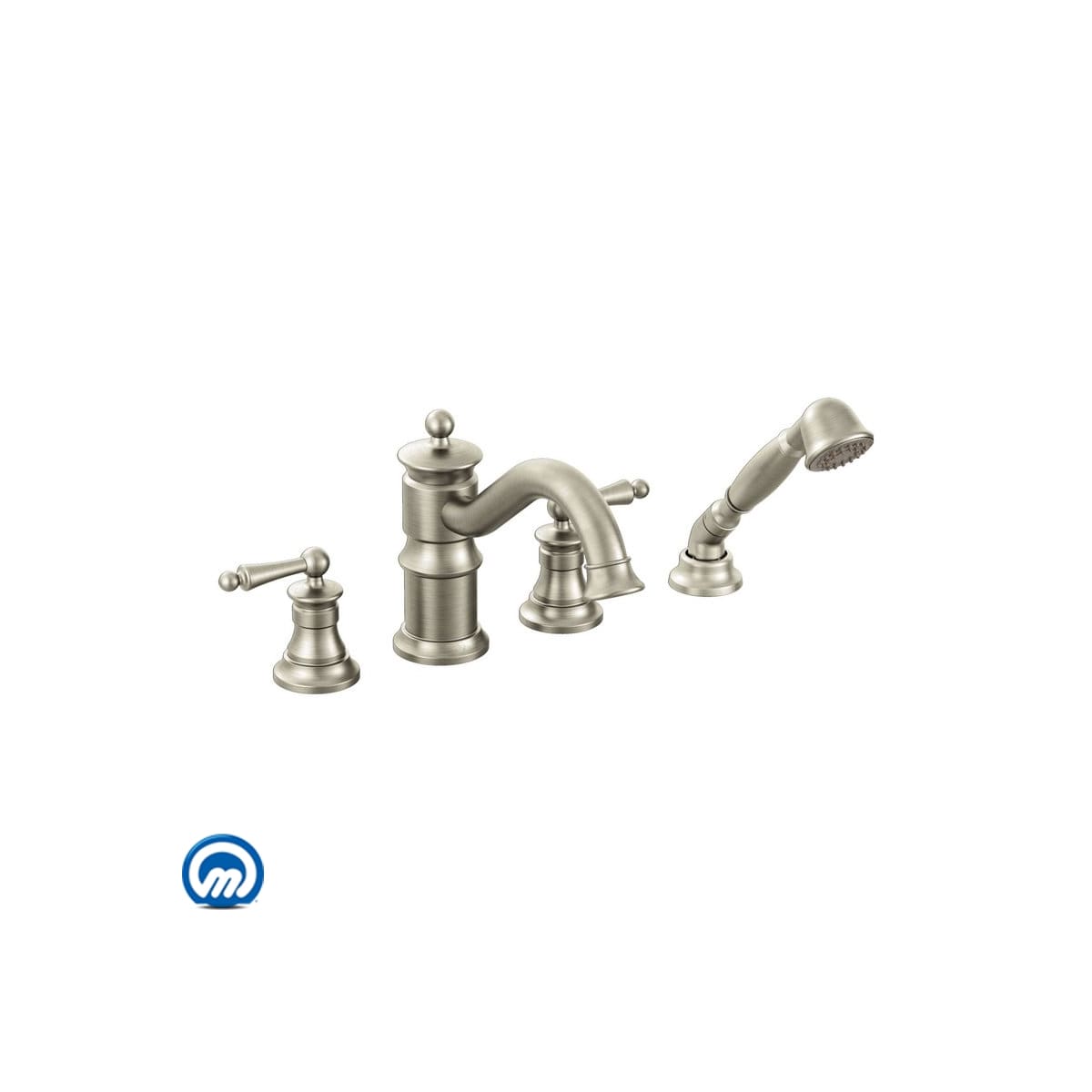 Moen Ts213bn Brushed Nickel Deck Mounted Roman Tub Filler Trim