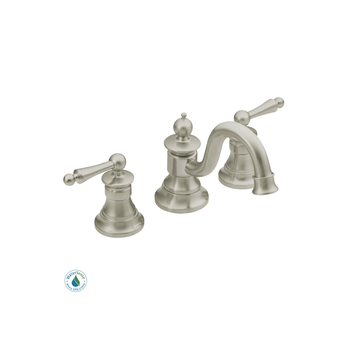 Moen Ts418bn Brushed Nickel Double Handle Widespread Bathroom