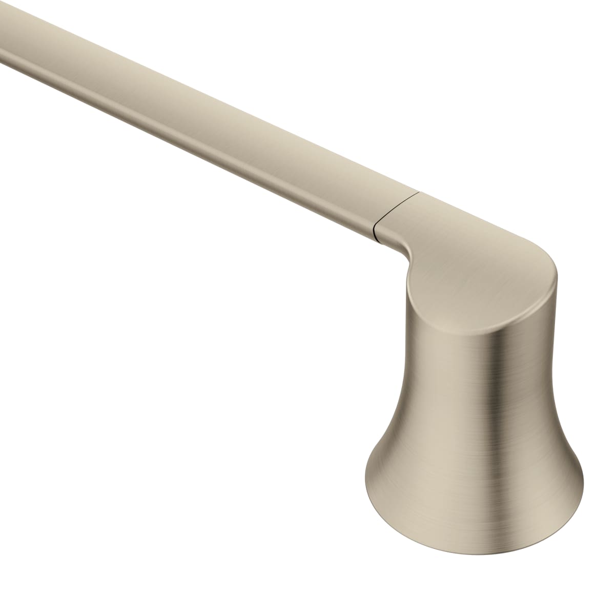Moen YB0218BL Matte Black Doux 18 Wall Mounted Towel Bar Faucet