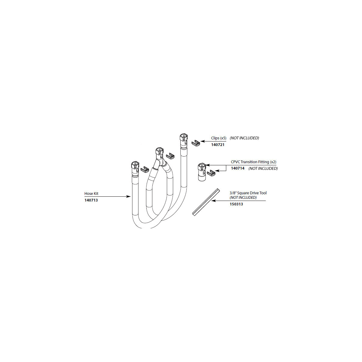 Moen 140713 N A Quick Connect Hose Kit Faucet Com
