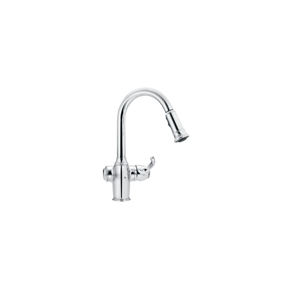 Moen S728c Chrome Single Handle Pulldown Kitchen Faucet From The