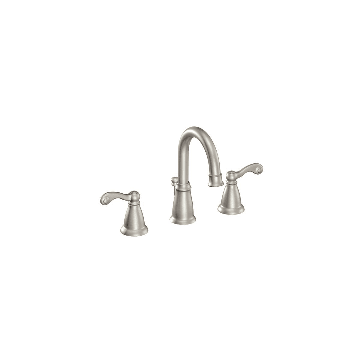 Moen Ws84004srn Spot Resist Brushed Nickel Traditional Widespread