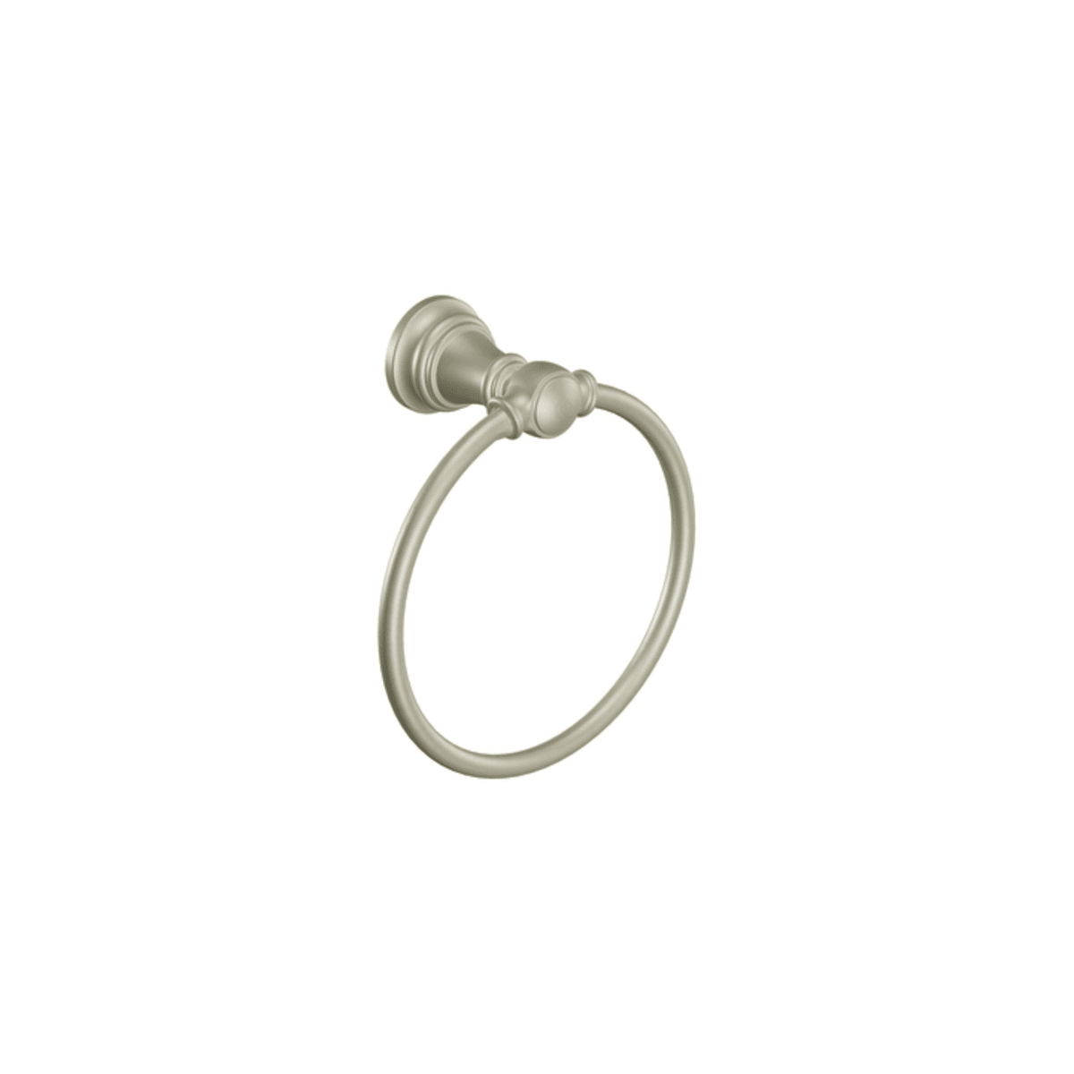 Moen brushed nickel towel ring top