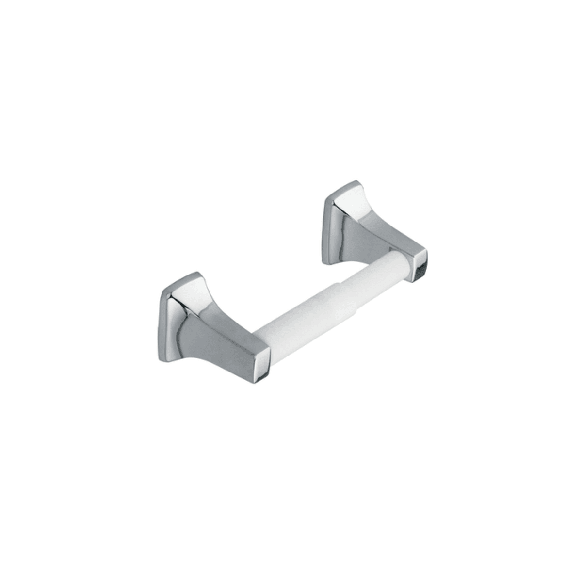 Moen P5080 Chrome Double Post Toilet Paper Holder from the Donner Contemporary Collection FaucetDirect