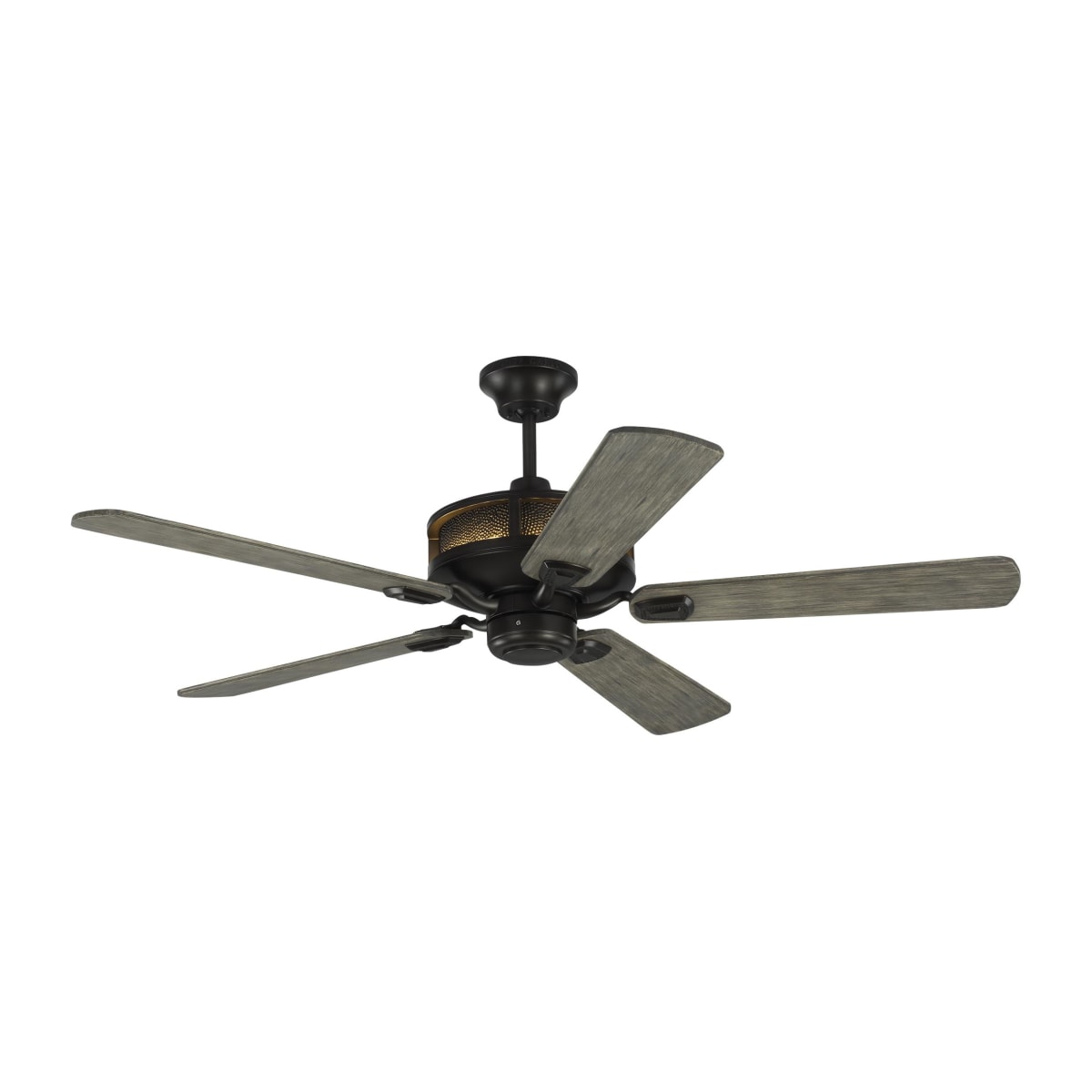 Monte Carlo 5azr56rb Roman Bronze Artizan 5 Blade 56 Ceiling Fan Led Uplight Wall Control And Blades Included Lightingshowplace Com