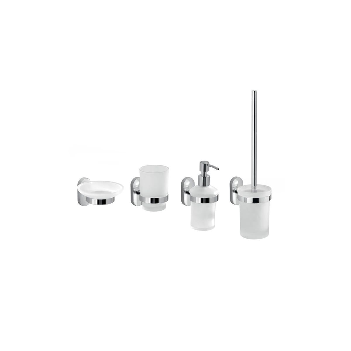 Nameeks Gedy Febo100 13 Polished Chrome Gedy Bathroom Accessories Set Faucetdirect Com