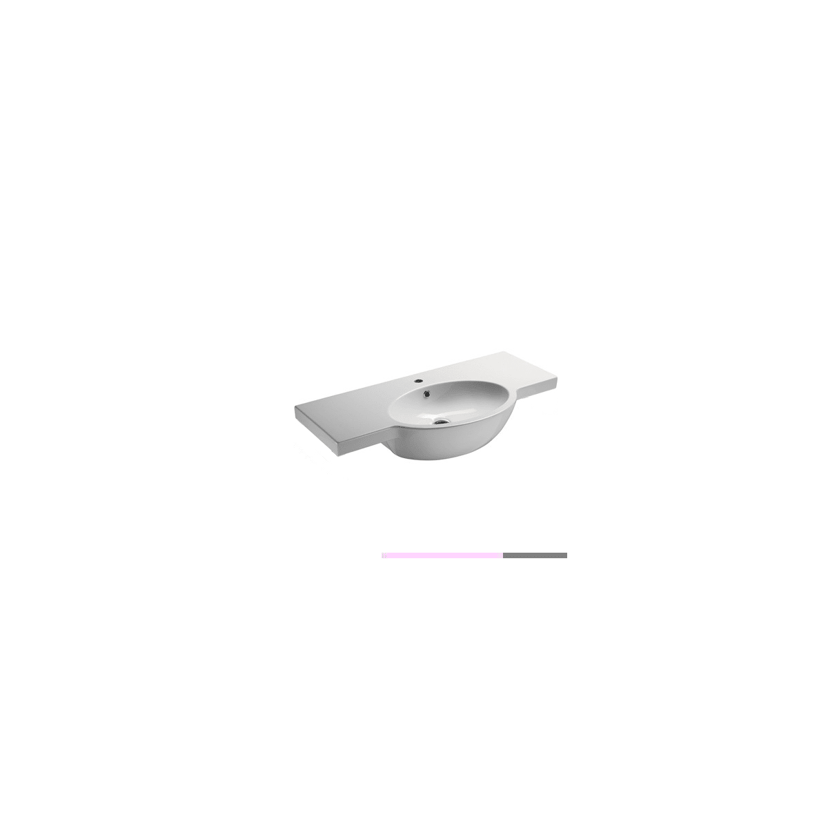 Nameeks Gsi 665111 One Hole White One Hole Gsi 39 2 5 Ceramic