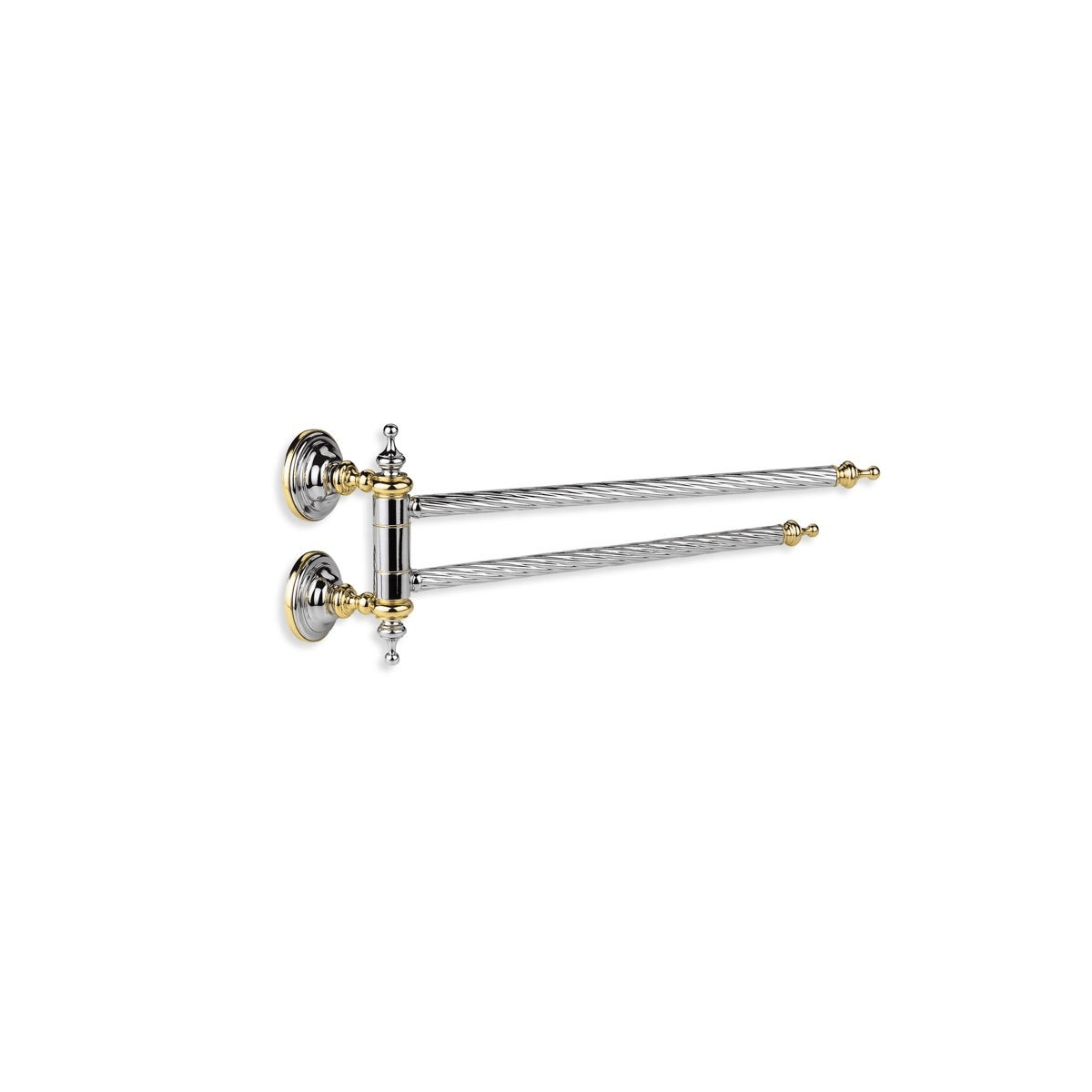 Nameeks StilHaus G16 02 Chrome Gold StilHaus 15 Double Towel Bar FaucetDirect