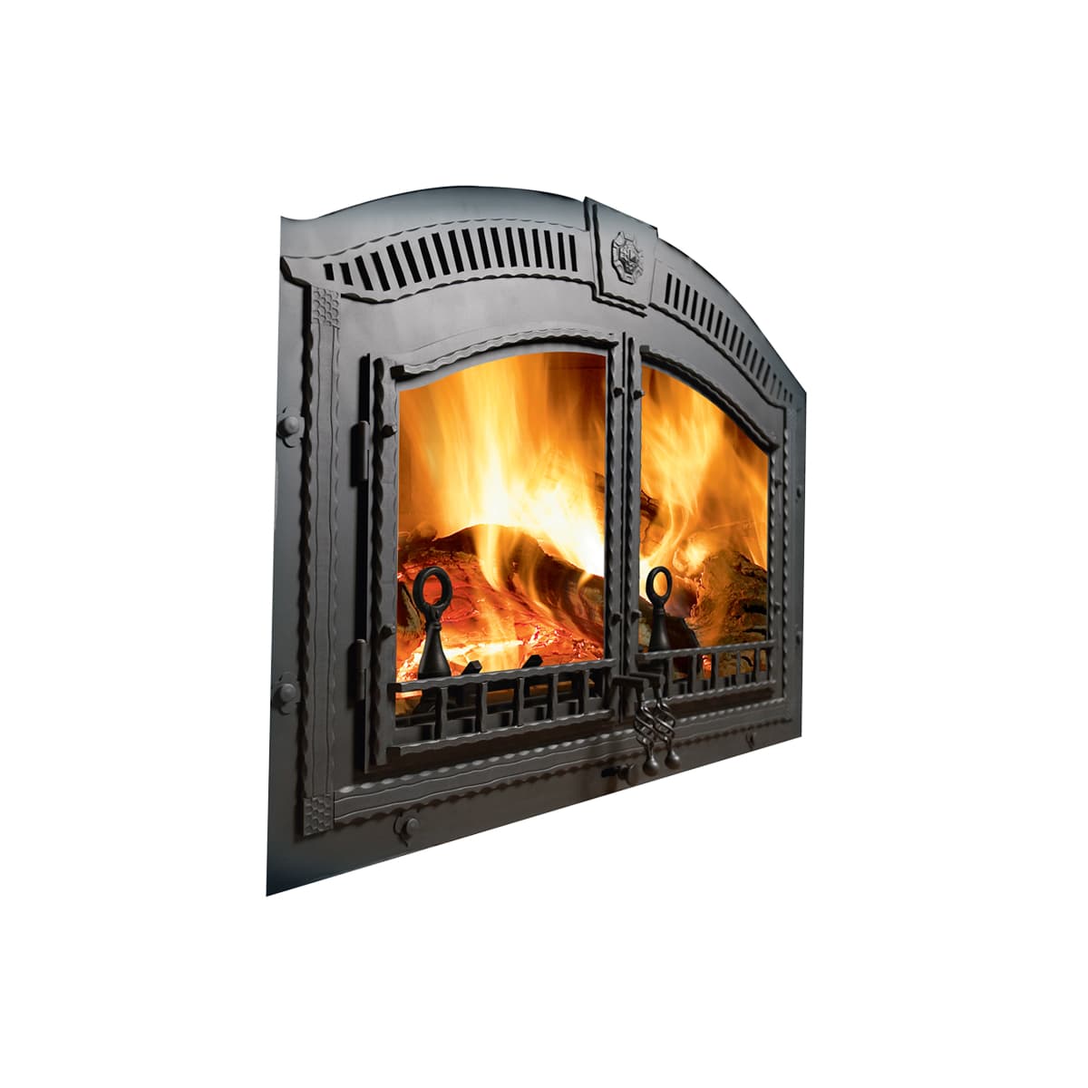 Napoleon Fpwi Wrought Iron Arched Faceplate With Upper Grill And