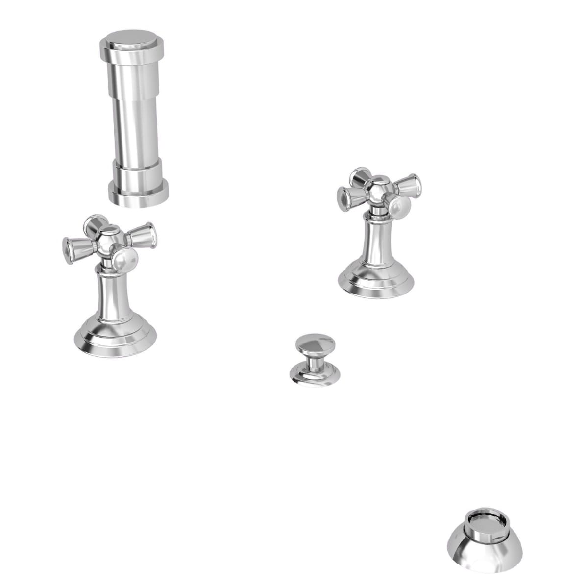 Newport Brass 2409 20 Stainless Steel Pvd Double Handle