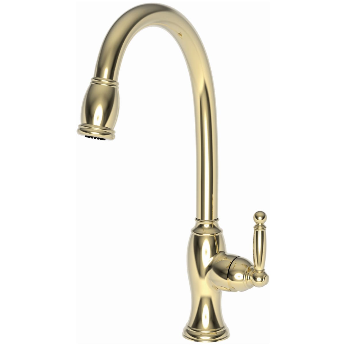 Newport Brass 2510-5103/24A French Gold (PVD) Nadya Single Handle Kitchen  Faucet with Pull-down Spray - FaucetDirect.com