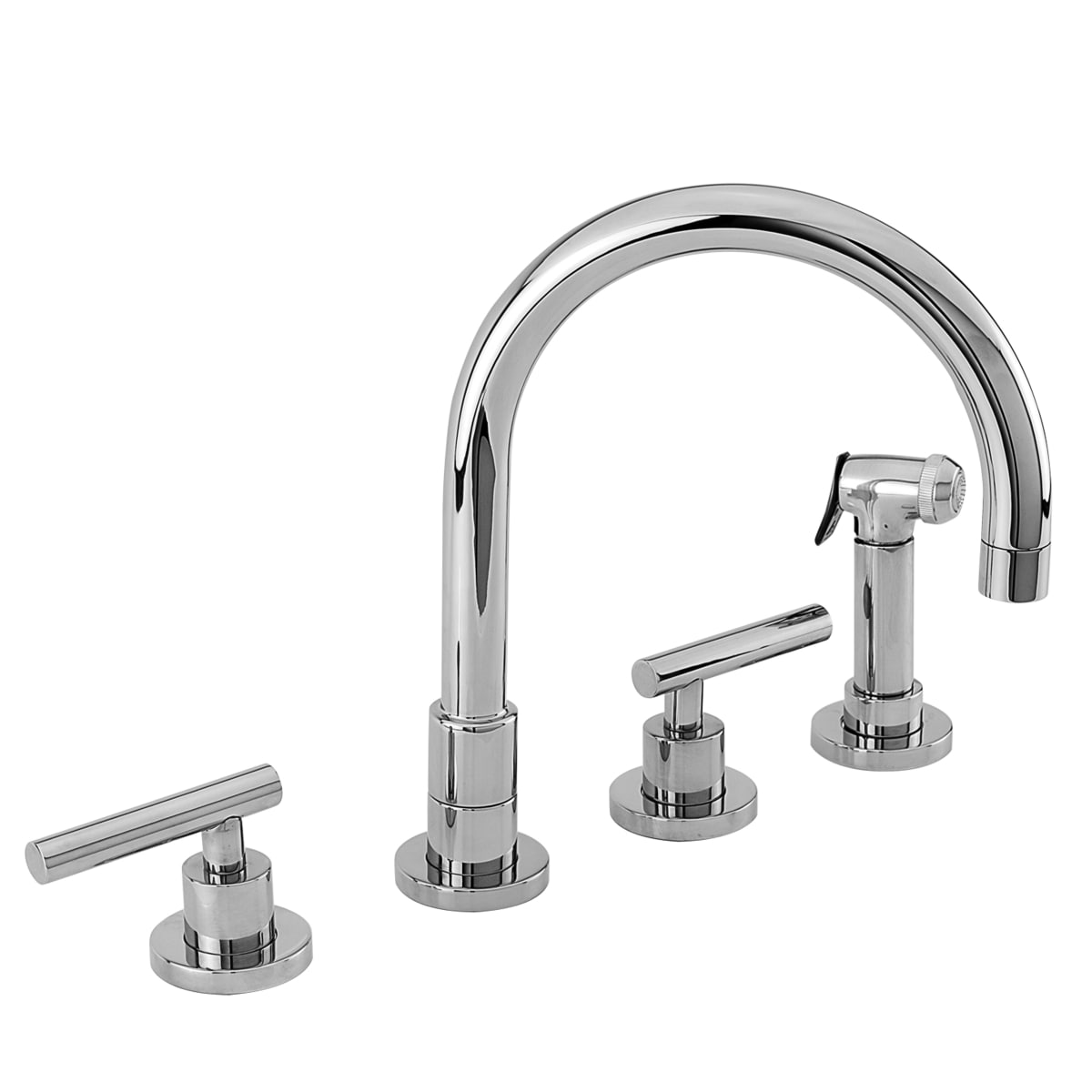 Newport Brass 9911l 26 Polished Chrome East Linear Double Handle